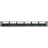 Panduit® CPPKL6G24WBL Mini-Com® TX6 PLUS Modular 24 Port Patch Panel